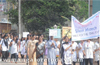 Mangalore: Agnes students Walk for the Girl Child